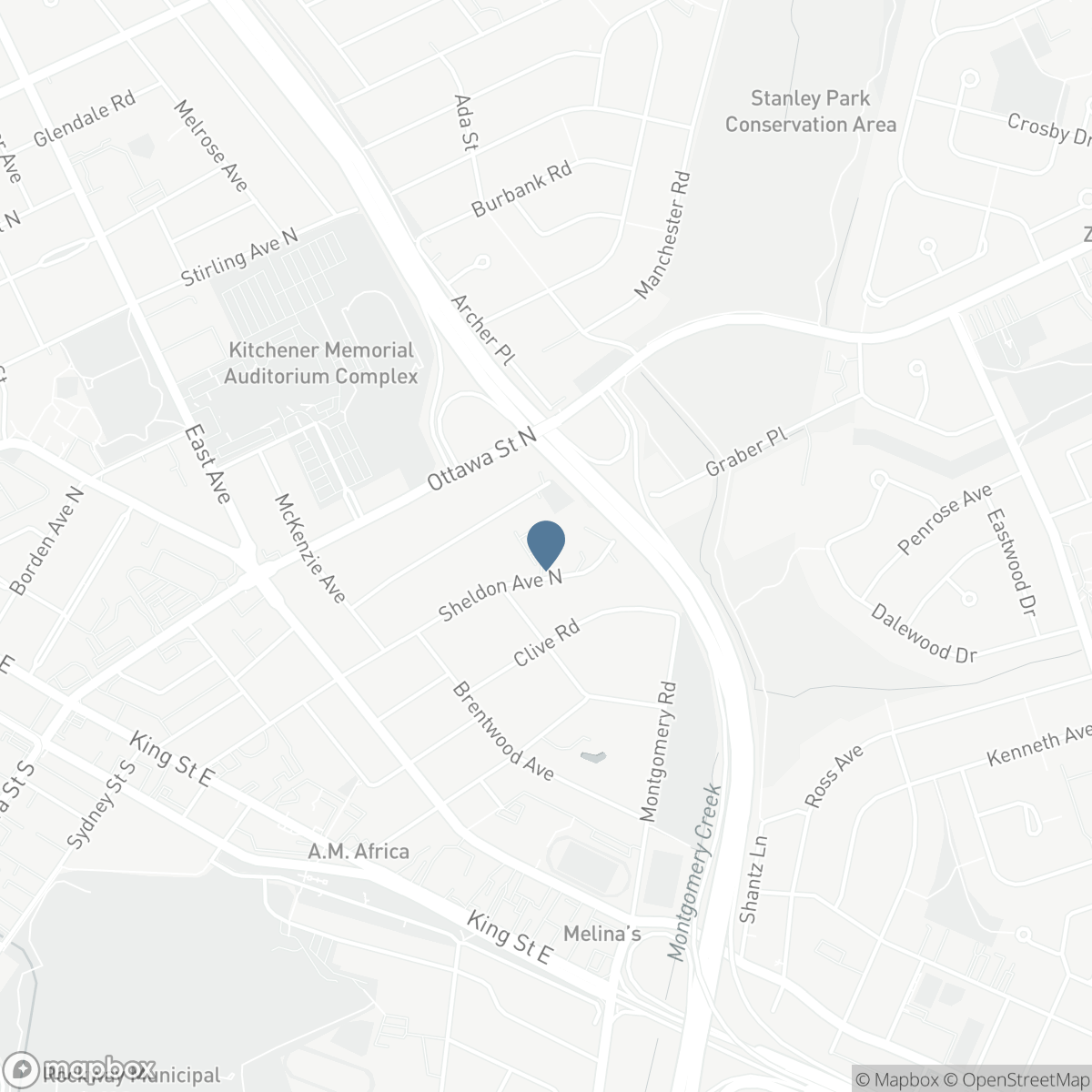 260 SHELDON Avenue N Unit# PH2, Kitchener, Ontario N2H 6P2